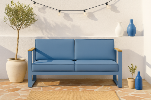 Casablanca Sofa 2 gołębi błękit 