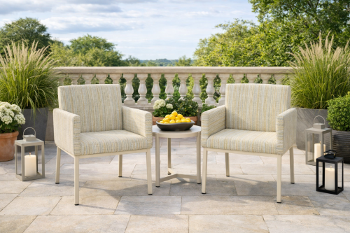 Krzesło tarasowe Paris Glamour zestaw 2 sztuki kaszmir 