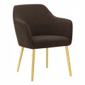 Krzesło tapicerowane do salonu jadalni idealne do stołu BORDO BEŻ