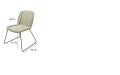 Krzesło Lexo oliwkowe nowoczesne  do jadalni i kuchni