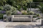 Kolekcja ogrodowa IBIZA SOFA 3 OSOBOWA tkanina outdoor OUTLET 