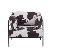 TENERYFA FOTEL Animal Edition MOO WZÓR KROWA